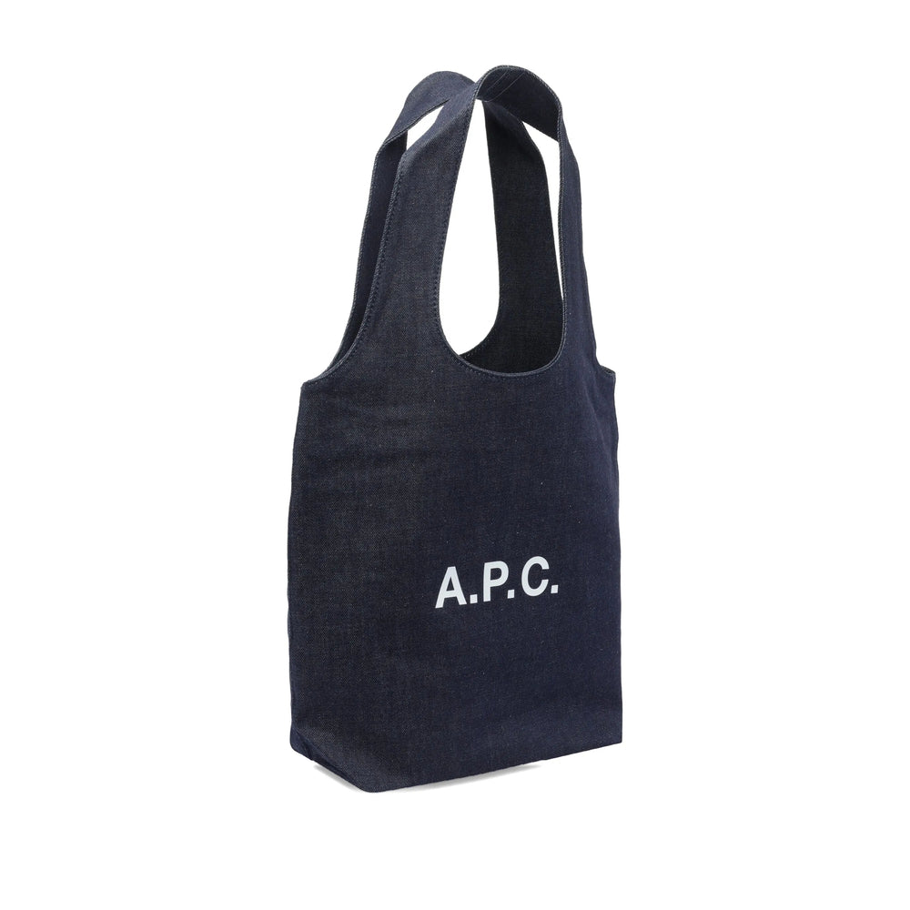 A.P.C. Blue Tote Bags Men A.P.C.