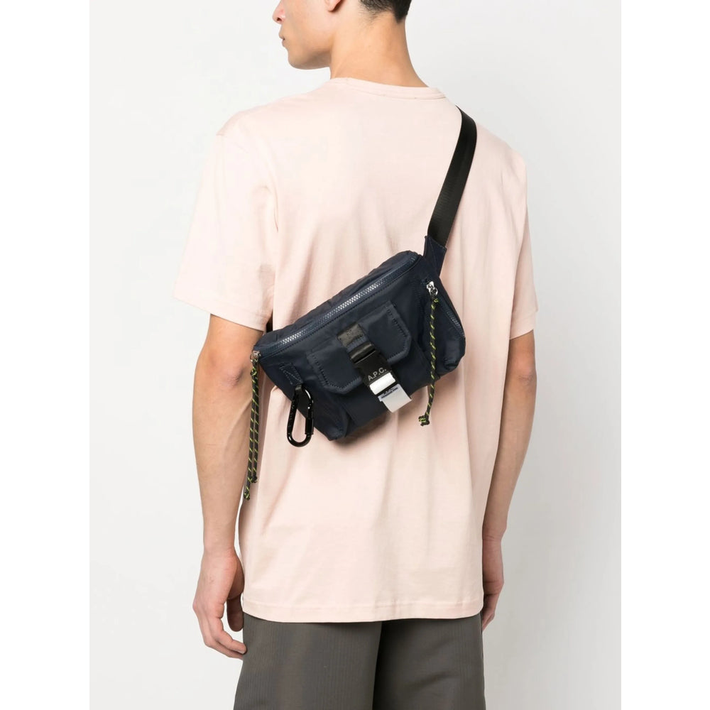 A.P.C. Blue Belt Bags Men A.P.C.