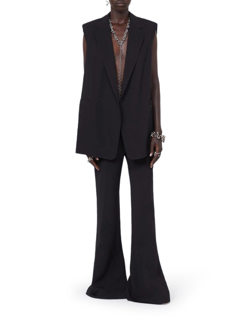 Sportmax Women Oversized Vest In Washed Viscose SPORTMAX