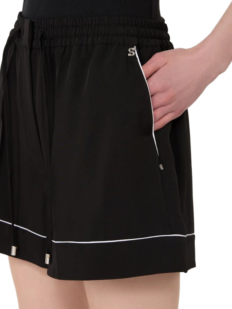 Sportmax Women Satin Jogger Shorts SPORTMAX