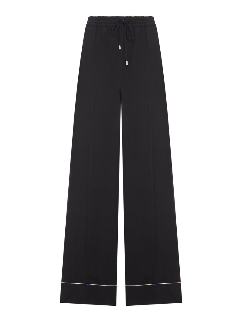Sportmax Women Satin Rivet Jogger Pants SPORTMAX
