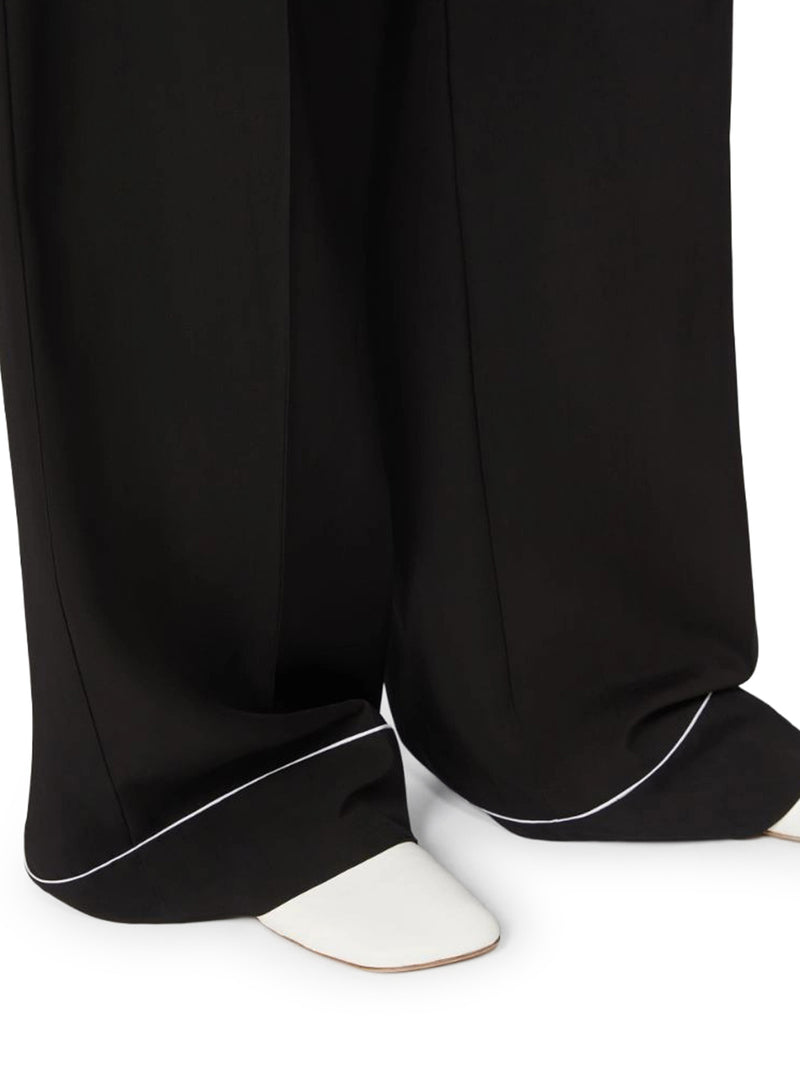 Sportmax Women Satin Rivet Jogger Pants SPORTMAX