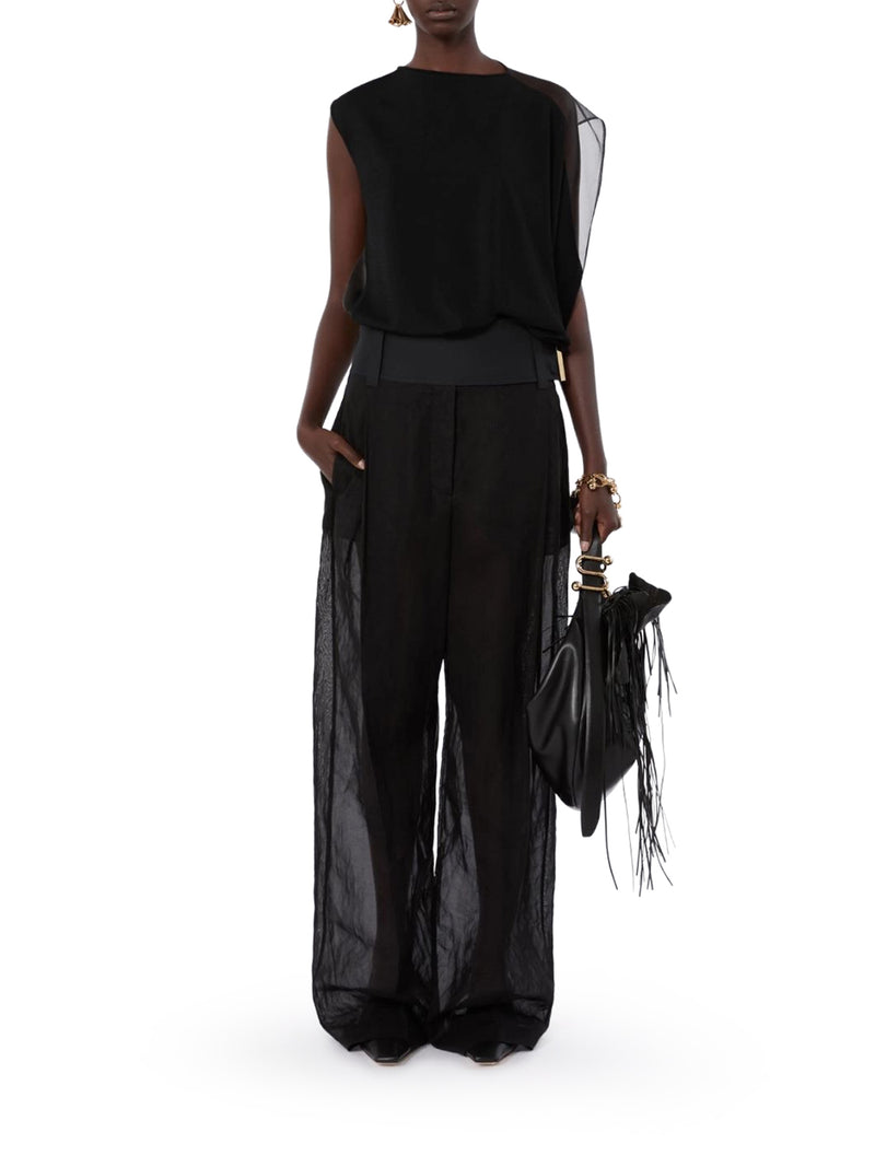 Sportmax Women Asymmetric Top In Stretch Fabric SPORTMAX