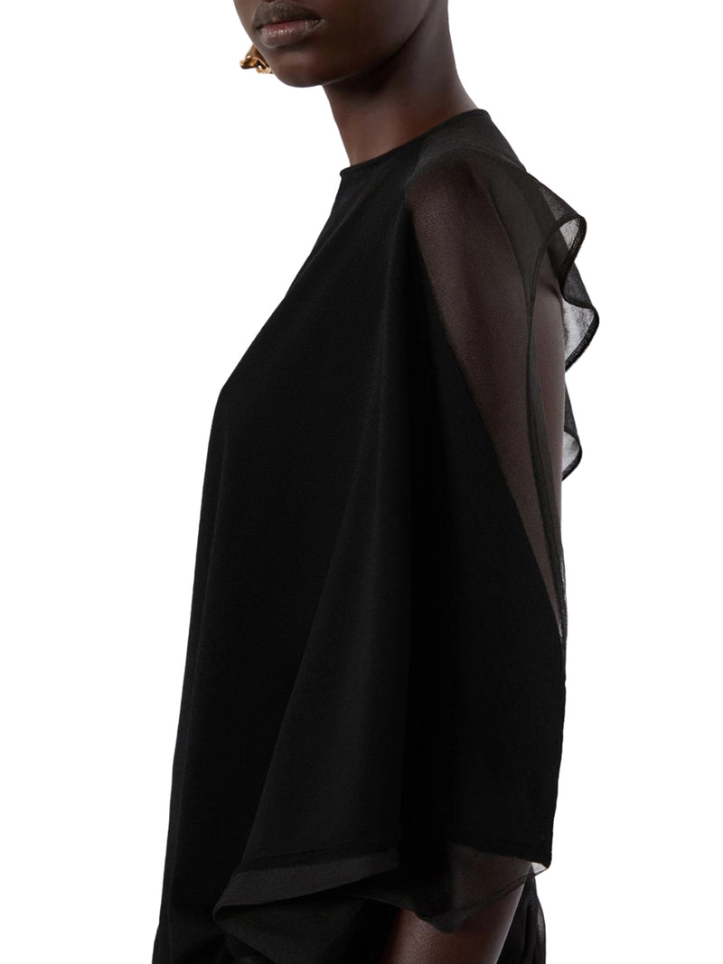 Sportmax Women Asymmetric Top In Stretch Fabric SPORTMAX