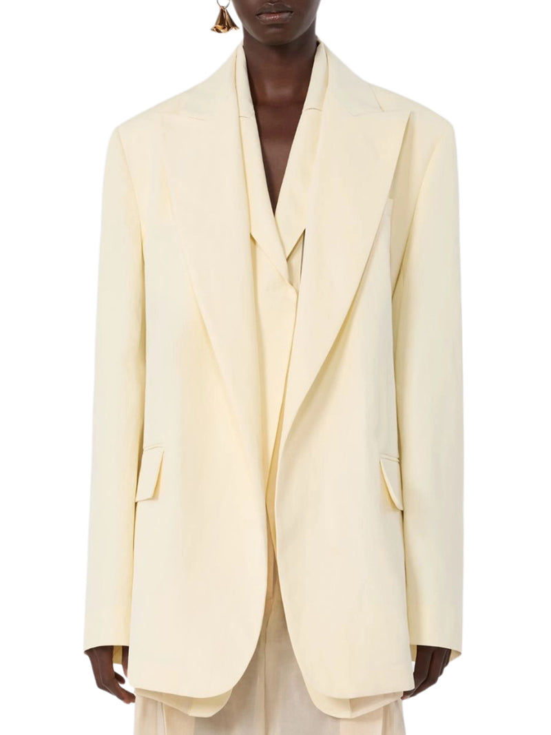 Sportmax Women Double Collar Blazer In Viscose Blend SPORTMAX