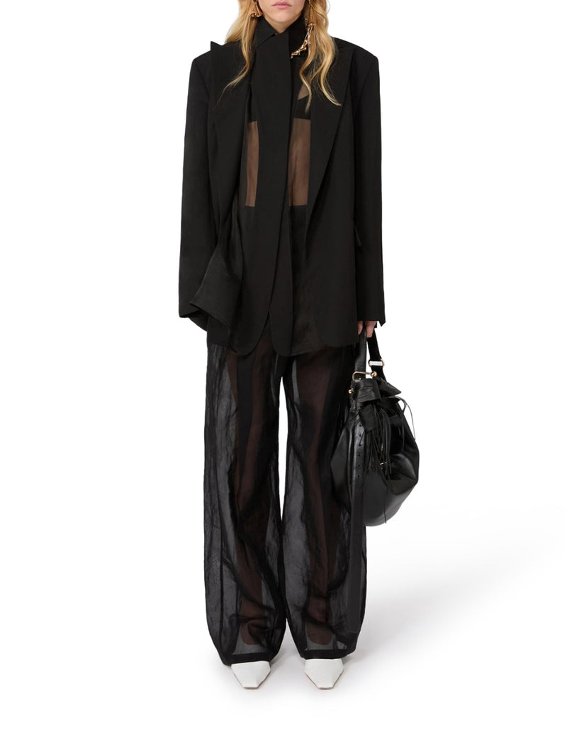 Sportmax Women Double Collar Blazer In Viscose Blend SPORTMAX