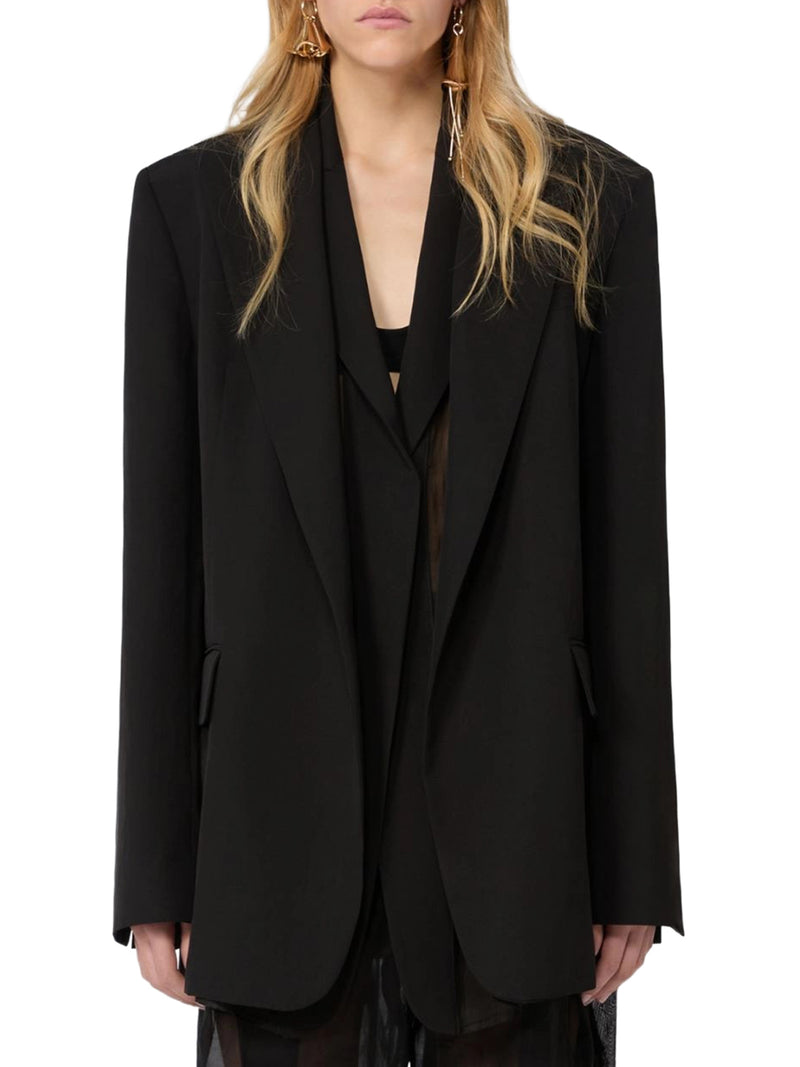 Sportmax Women Double Collar Blazer In Viscose Blend SPORTMAX
