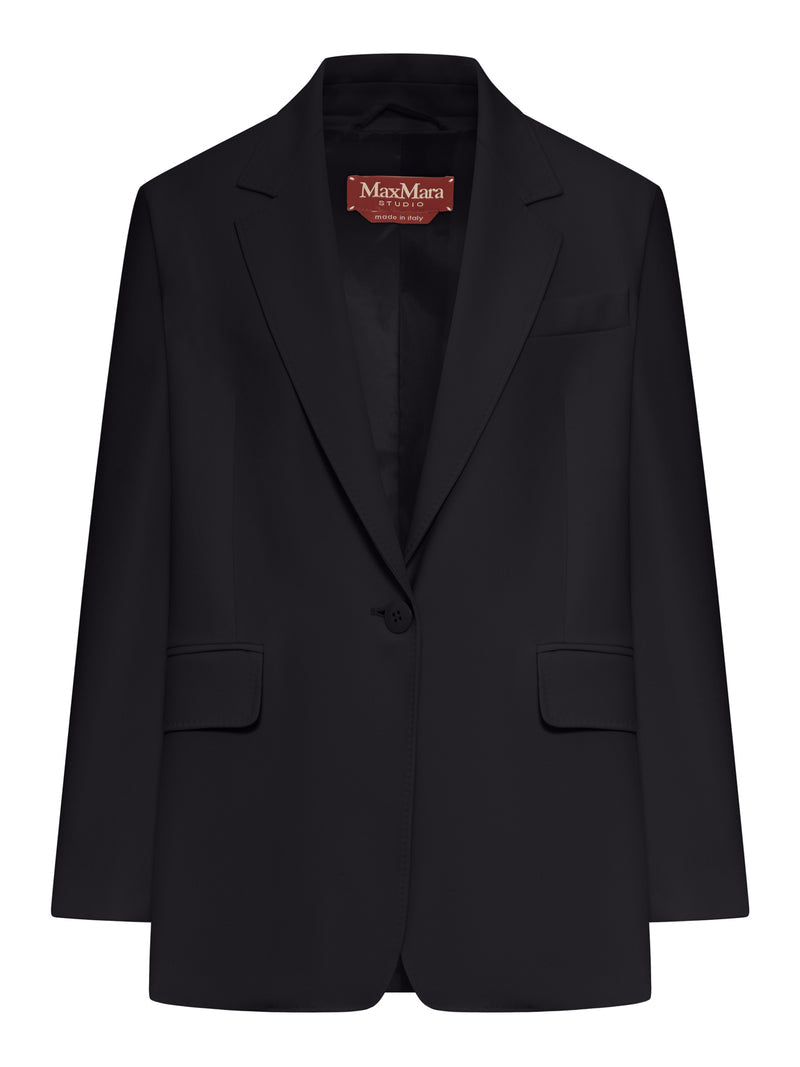 Max Mara Studio Women Single-Breasted Cady Blazer MAX MARA STUDIO