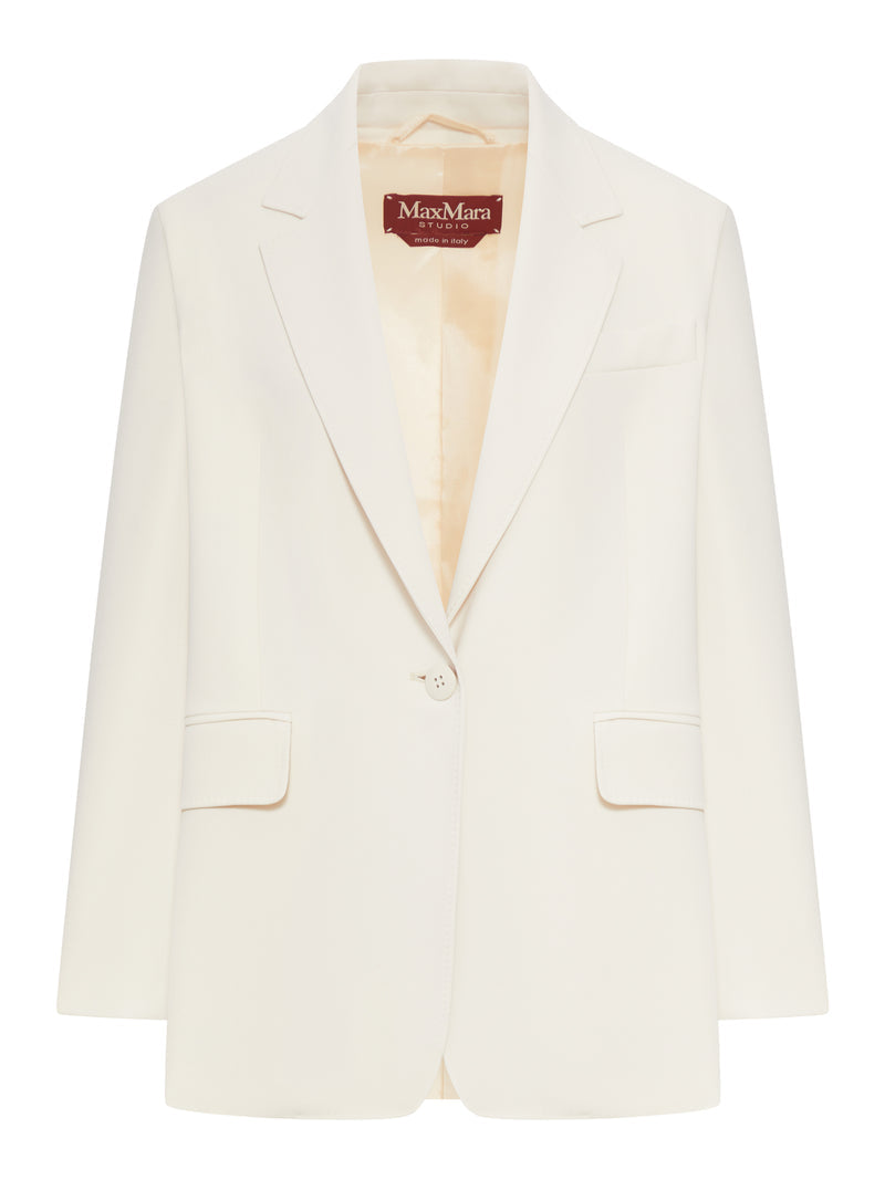 Max Mara Studio Women Single-Breasted Cady Blazer MAX MARA STUDIO