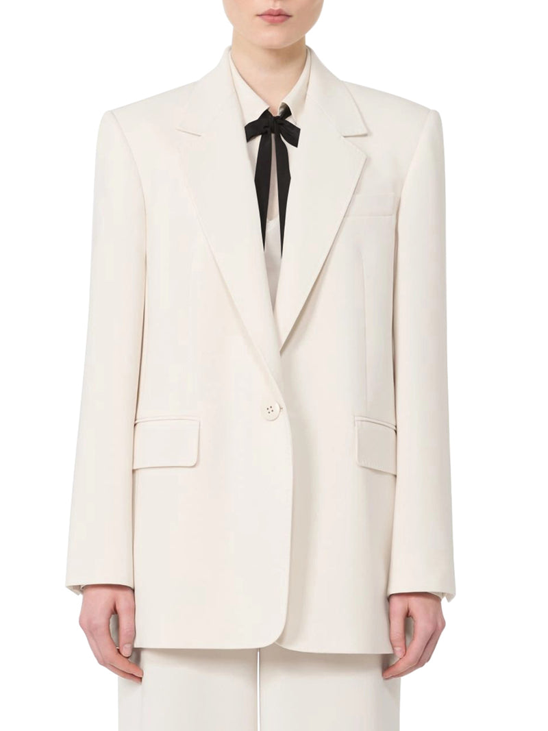 Max Mara Studio Women Single-Breasted Cady Blazer MAX MARA STUDIO