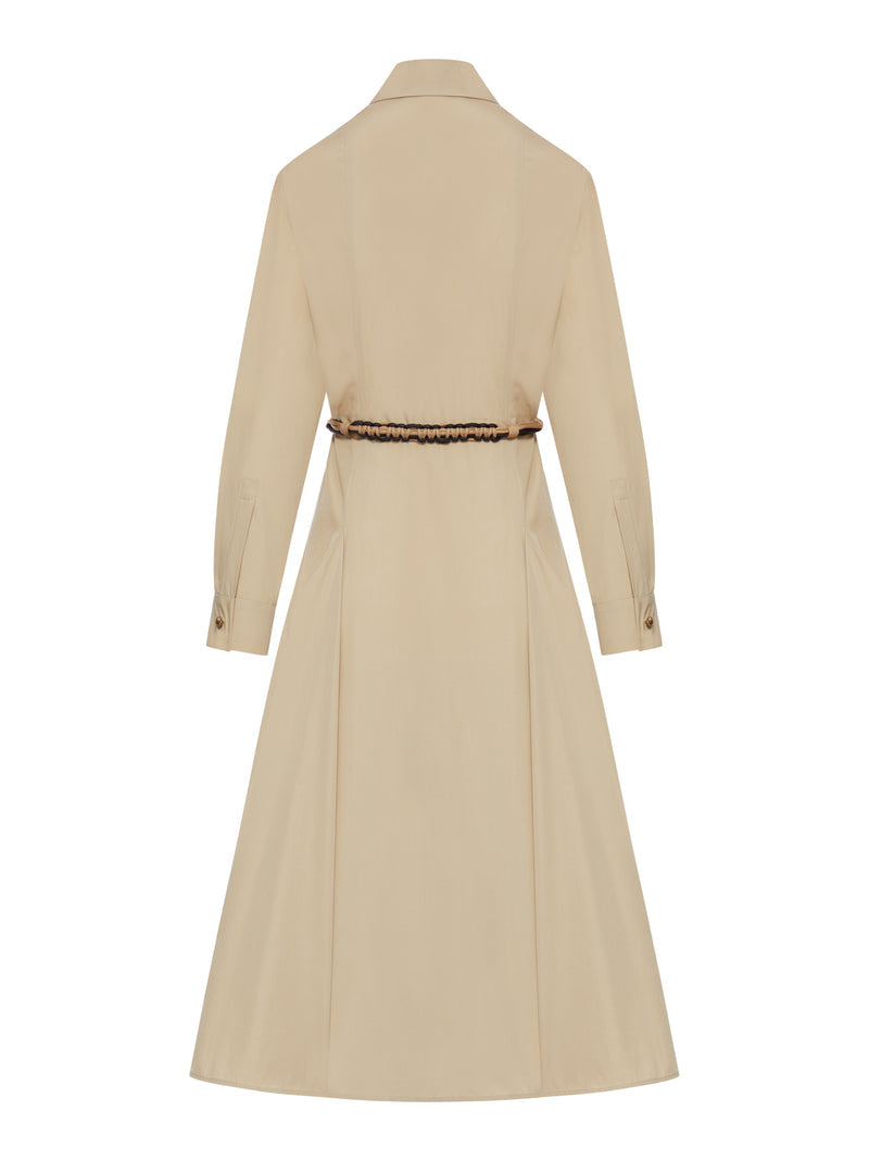 Max Mara Studio Women Cotton Chemisier Dress MAX MARA STUDIO