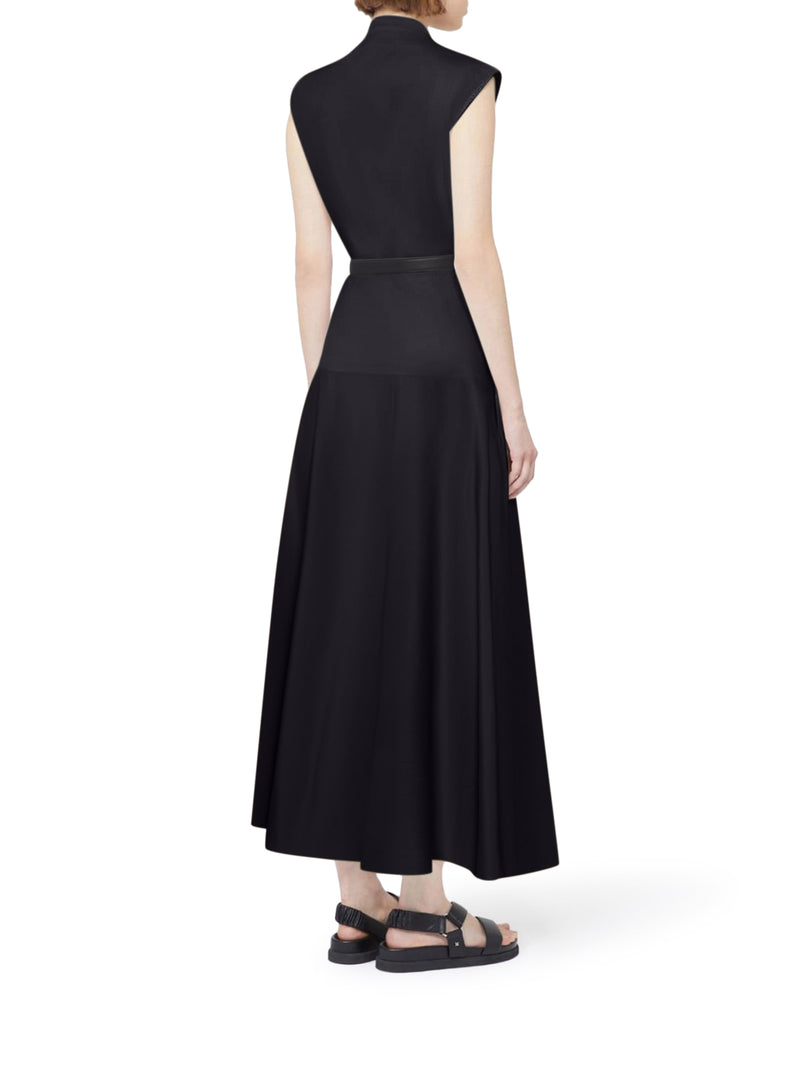 Max Mara Studio Women Cotton Poplin Wheel-Shaped Dress MAX MARA STUDIO