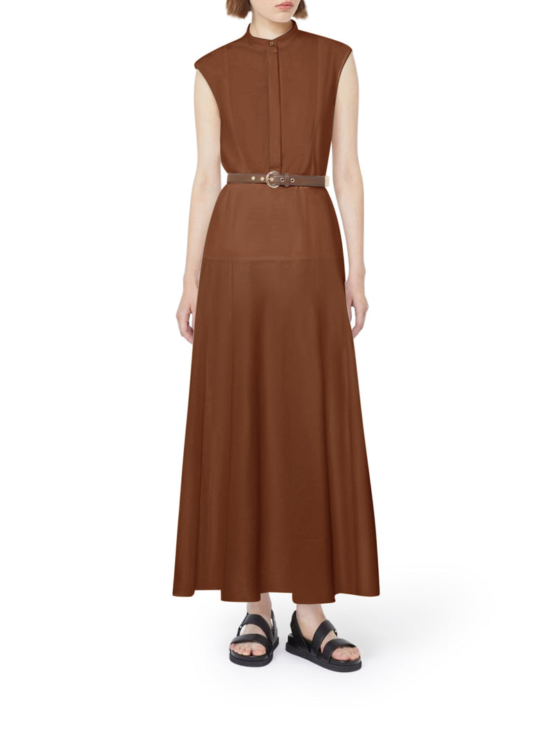 Max Mara Studio Women Cotton Poplin Wheel-Shaped Dress MAX MARA STUDIO