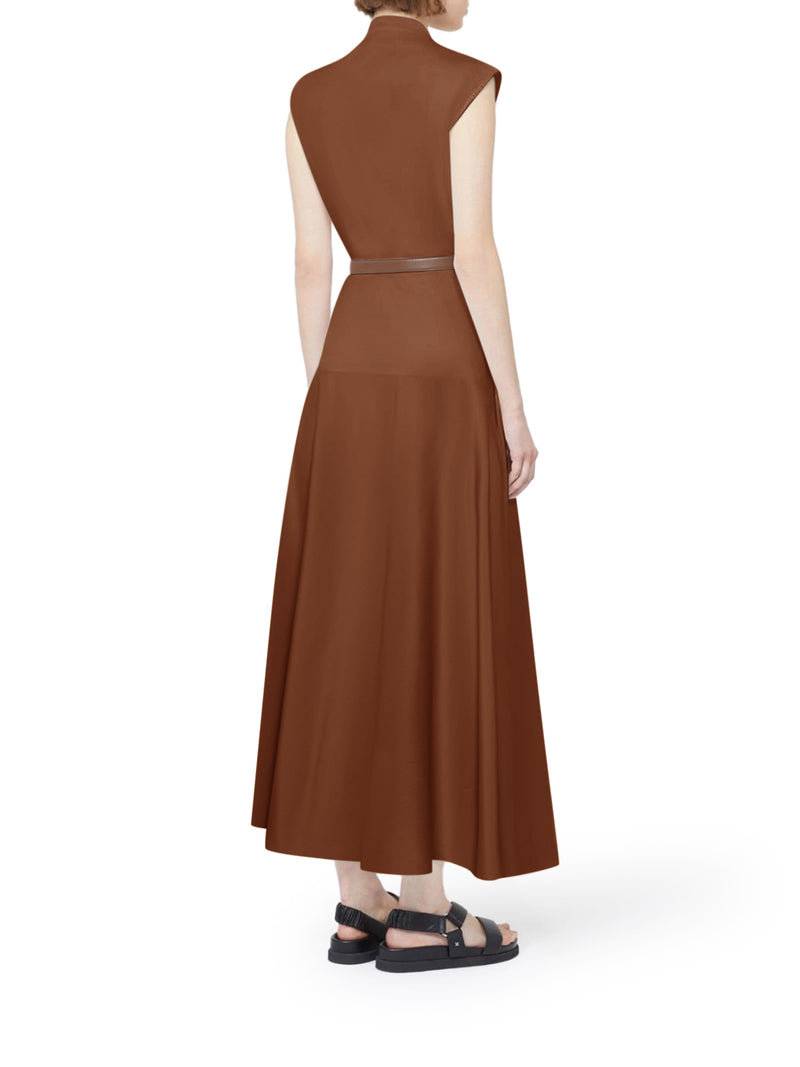 Max Mara Studio Women Cotton Poplin Wheel-Shaped Dress MAX MARA STUDIO