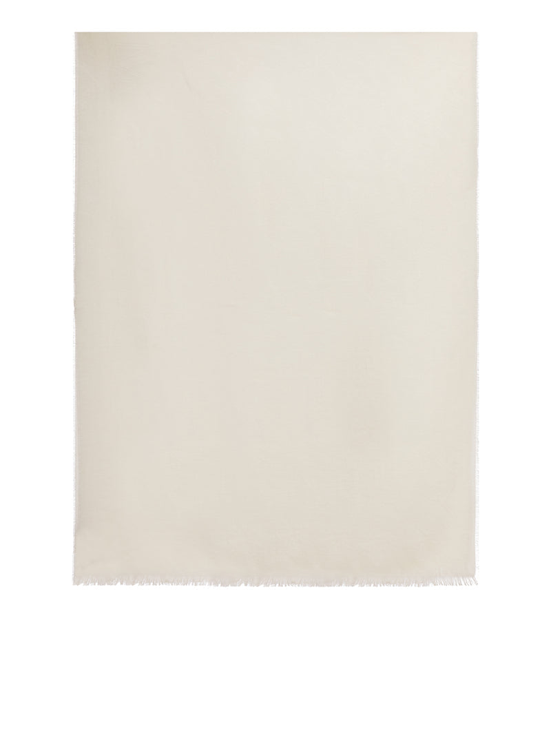 Max Mara Women Vetusta Wool And Silk Scarf With Jacquard Logo MAX MARA