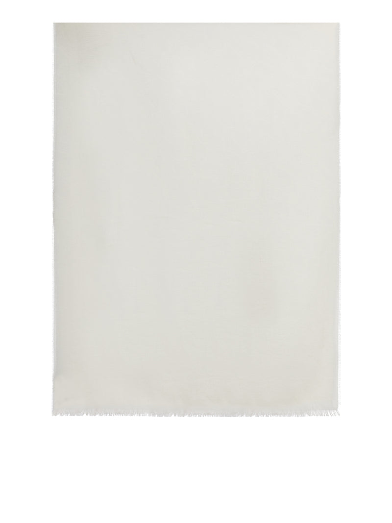 Max Mara Women Vetusta Wool And Silk Scarf With Jacquard Logo MAX MARA