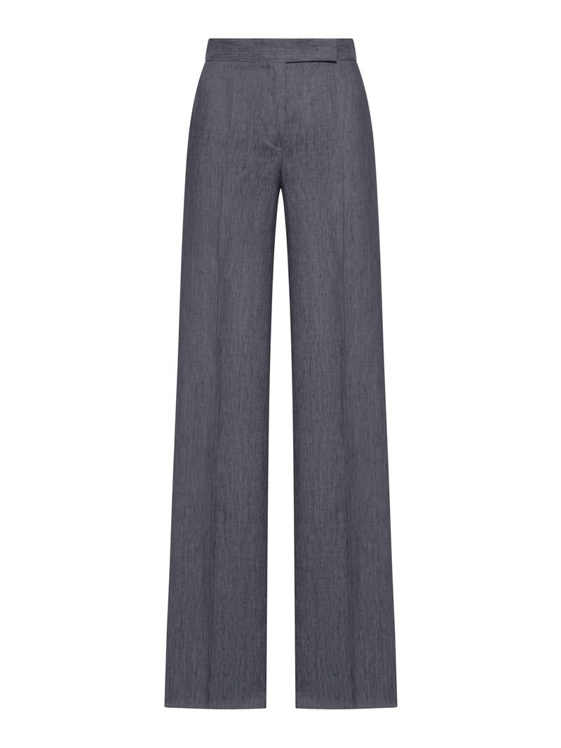 Max Mara Women Chevron Linen Batavia Trousers MAX MARA