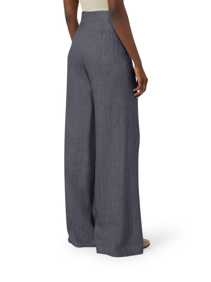 Max Mara Women Chevron Linen Batavia Trousers MAX MARA