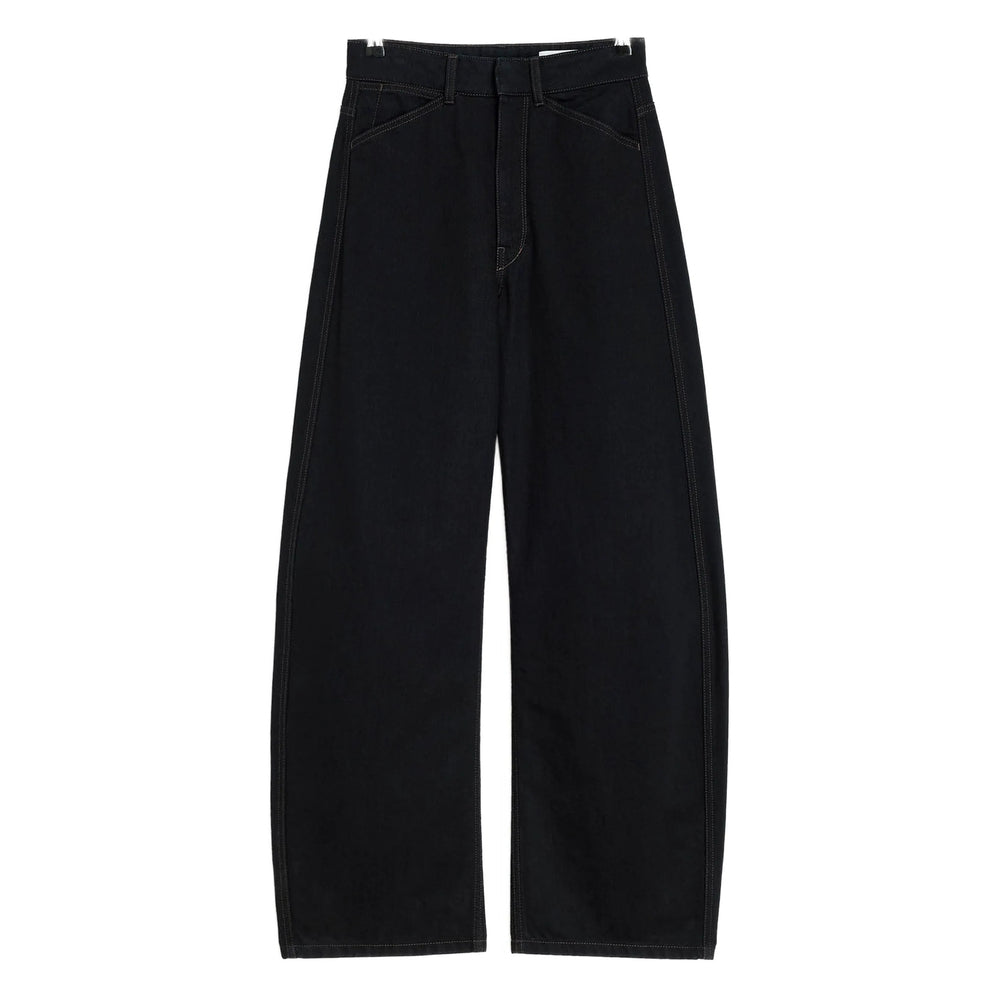 Lemaire Black Denim - Wide-Leg Jeans Women LEMAIRE