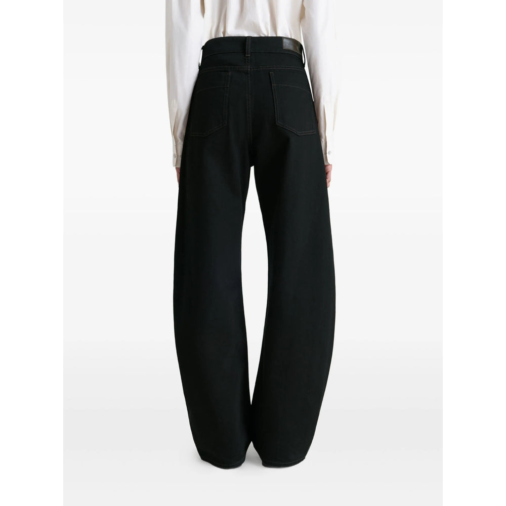 Lemaire Black Denim - Wide-Leg Jeans Women LEMAIRE