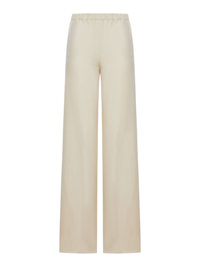 Max Mara Women Linen And Silk Trousers MAX MARA