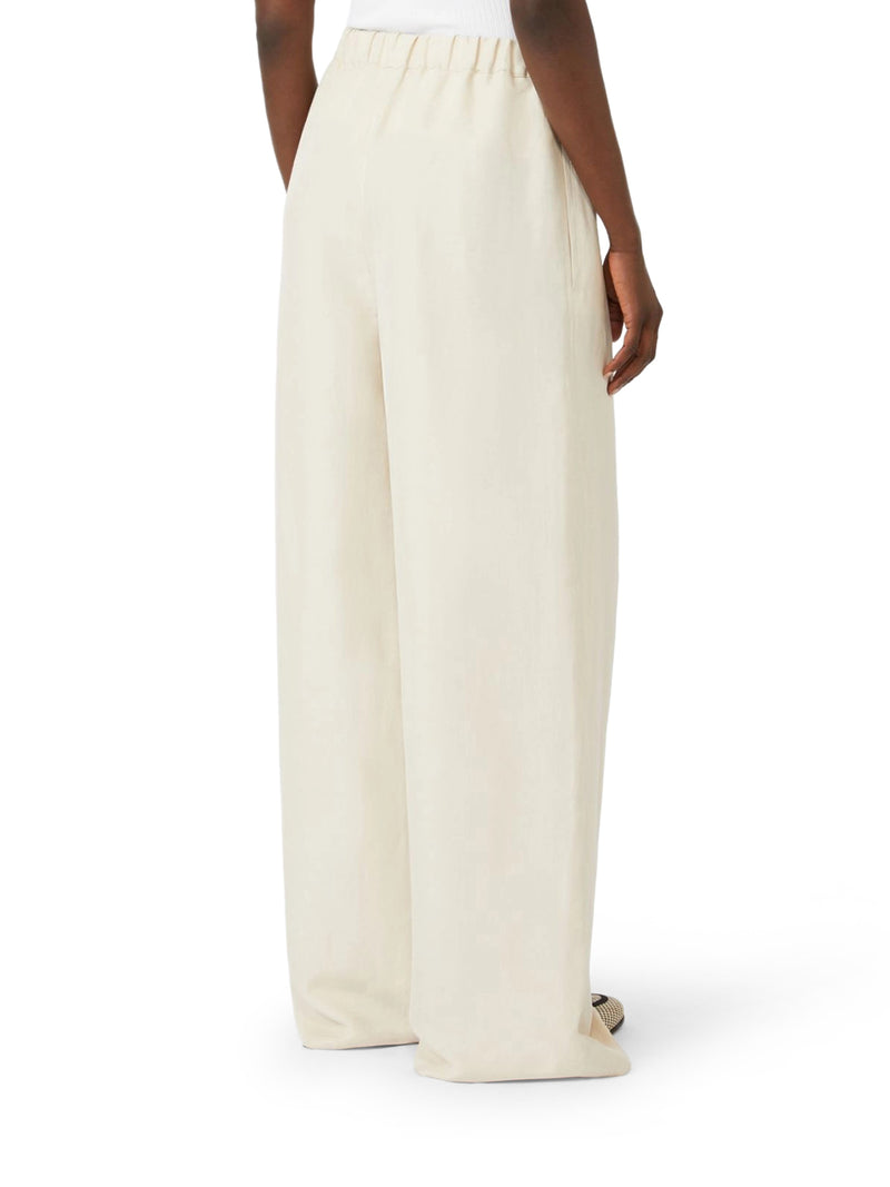 Max Mara Women Linen And Silk Trousers MAX MARA