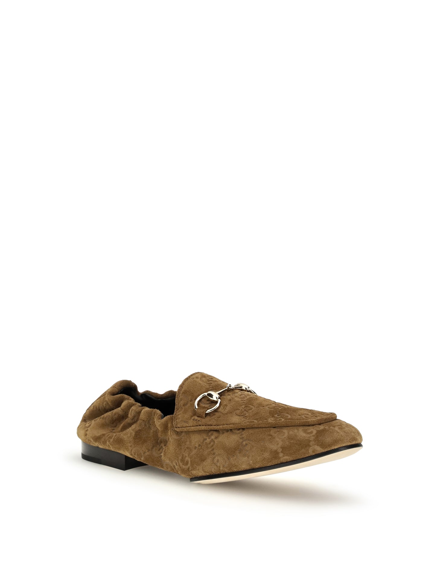Gucci Women Gg Suede Loafers GUCCI