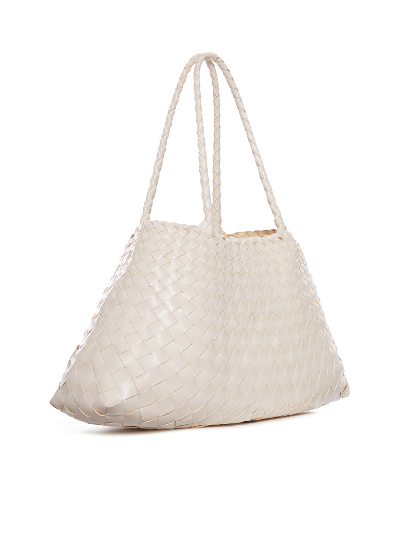 Dragon Diffusion Women Santa Croce Big Woven Leather Bag DRAGON DIFFUSION