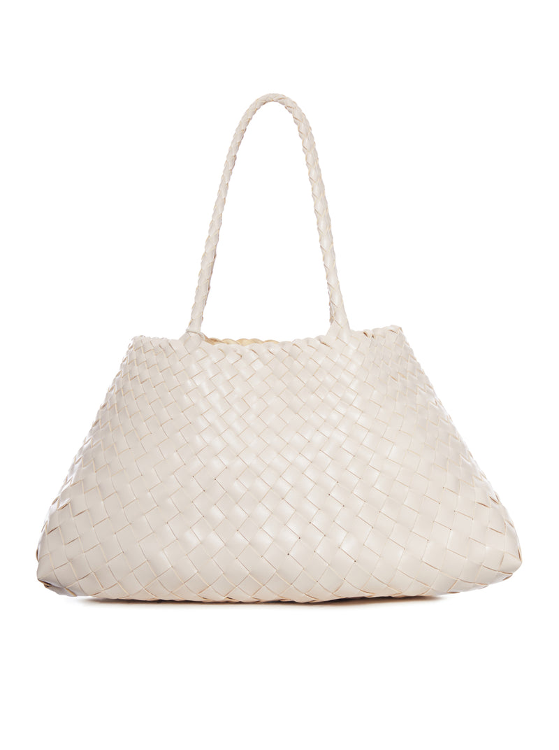 Dragon Diffusion Women Santa Croce Big Woven Leather Bag DRAGON DIFFUSION