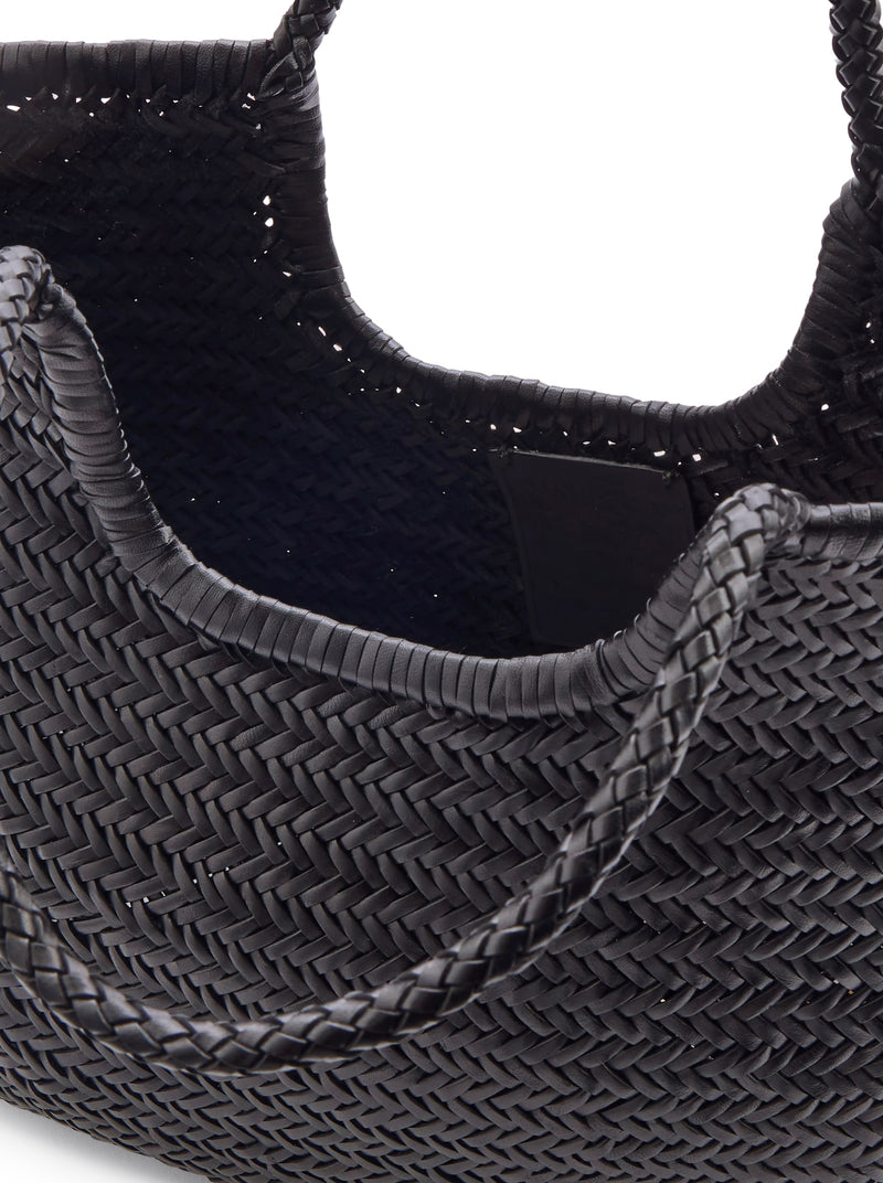 Dragon Diffusion Women Ns Diagonal Black Leather Tote Bag DRAGON DIFFUSION