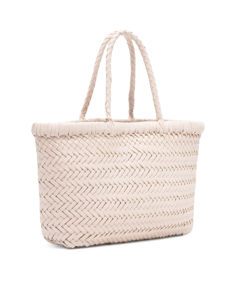 Dragon Diffusion Women Mini Flat Gora Handbag In Sand Leather DRAGON DIFFUSION