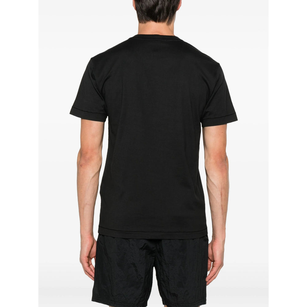 Stone Island Black T-Shirts & Vests - T-Shirts Men STONE ISLAND