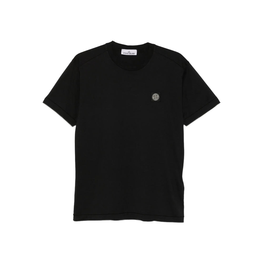 Stone Island Black T-Shirts & Vests - T-Shirts Men STONE ISLAND
