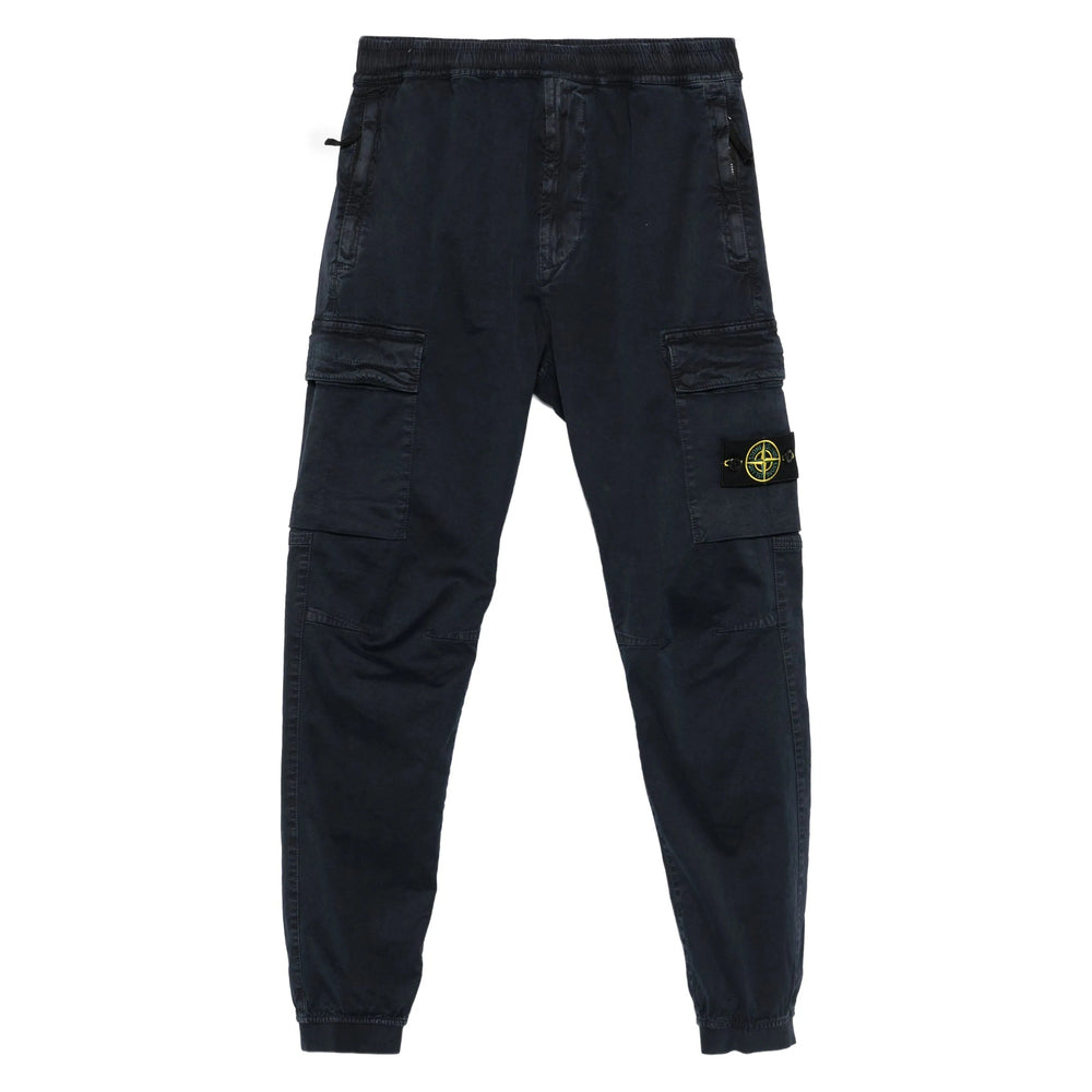 Stone Island Blue Trousers - Tapered Trousers Men STONE ISLAND