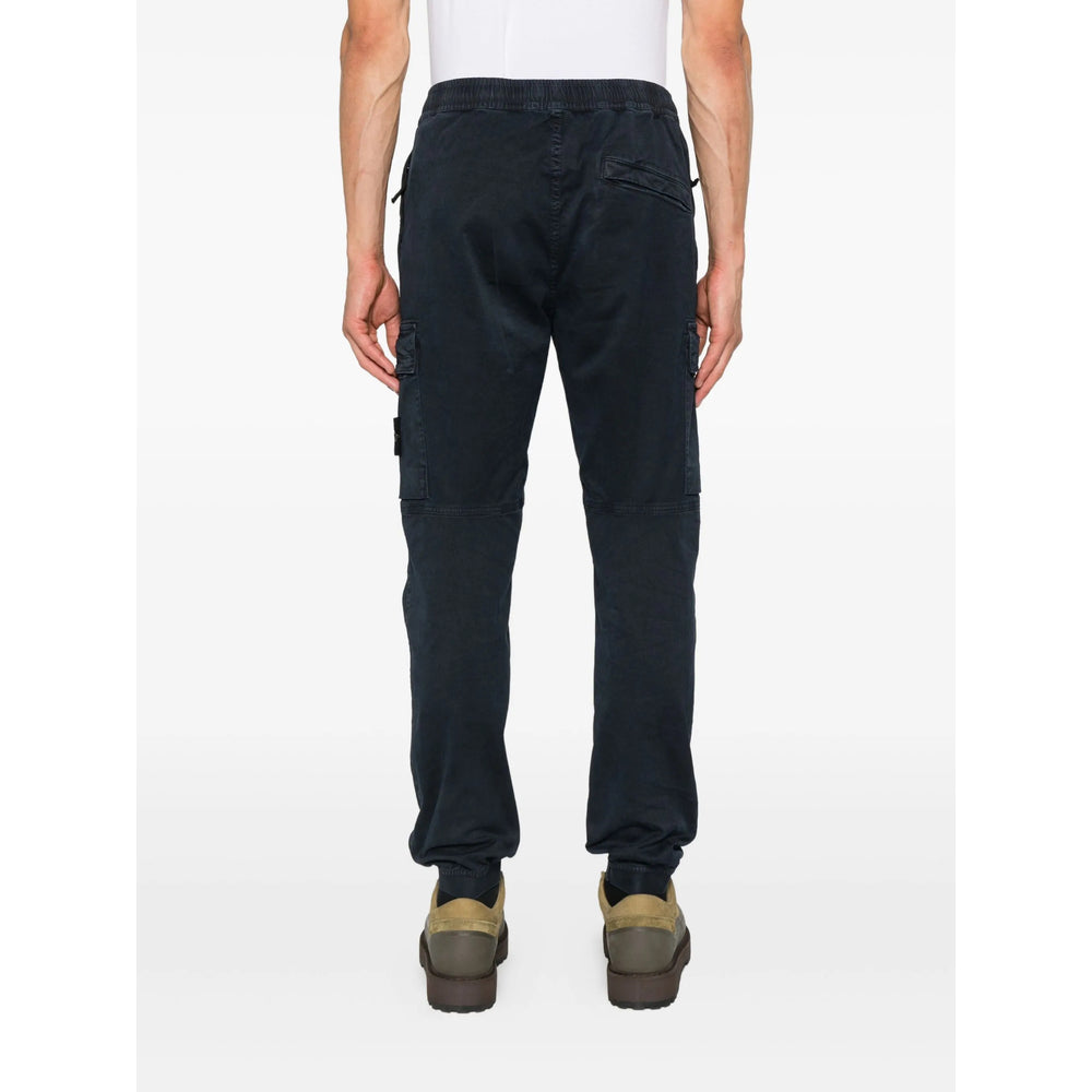 Stone Island Blue Trousers - Tapered Trousers Men STONE ISLAND