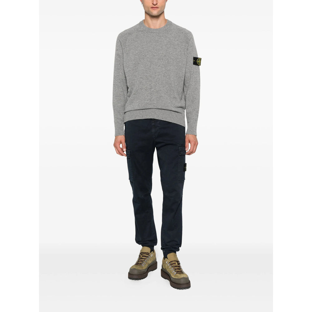 Stone Island Blue Trousers - Tapered Trousers Men STONE ISLAND