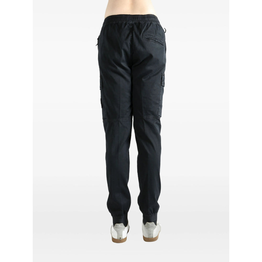 Stone Island Black Trousers - Regular & Straight-Leg Trousers Men STONE ISLAND