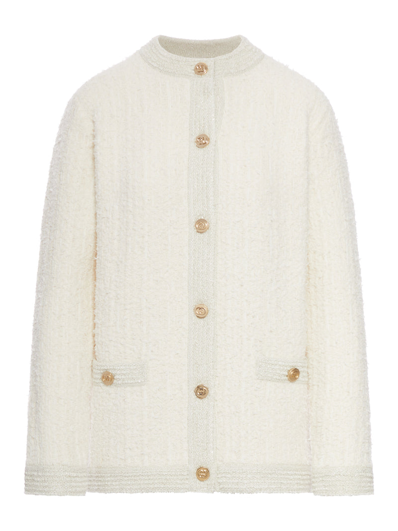 Gucci Women Boucle Wool Cardigan GUCCI