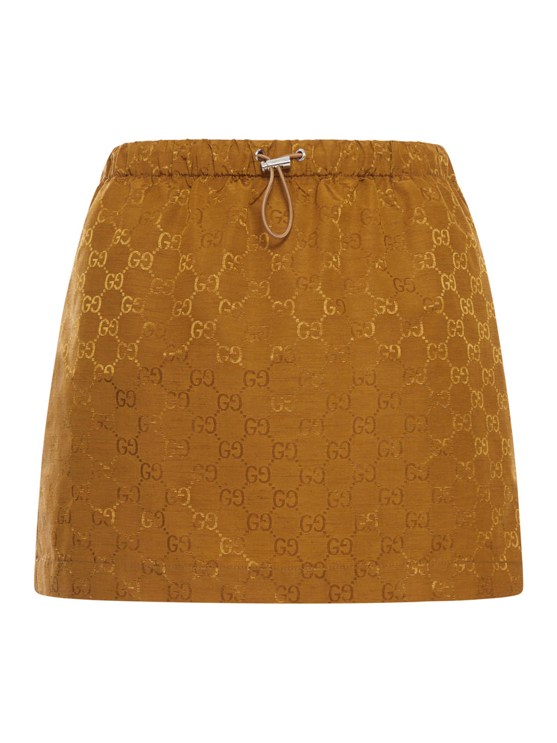Gucci Women Gg Jacquard Mini Skirt GUCCI