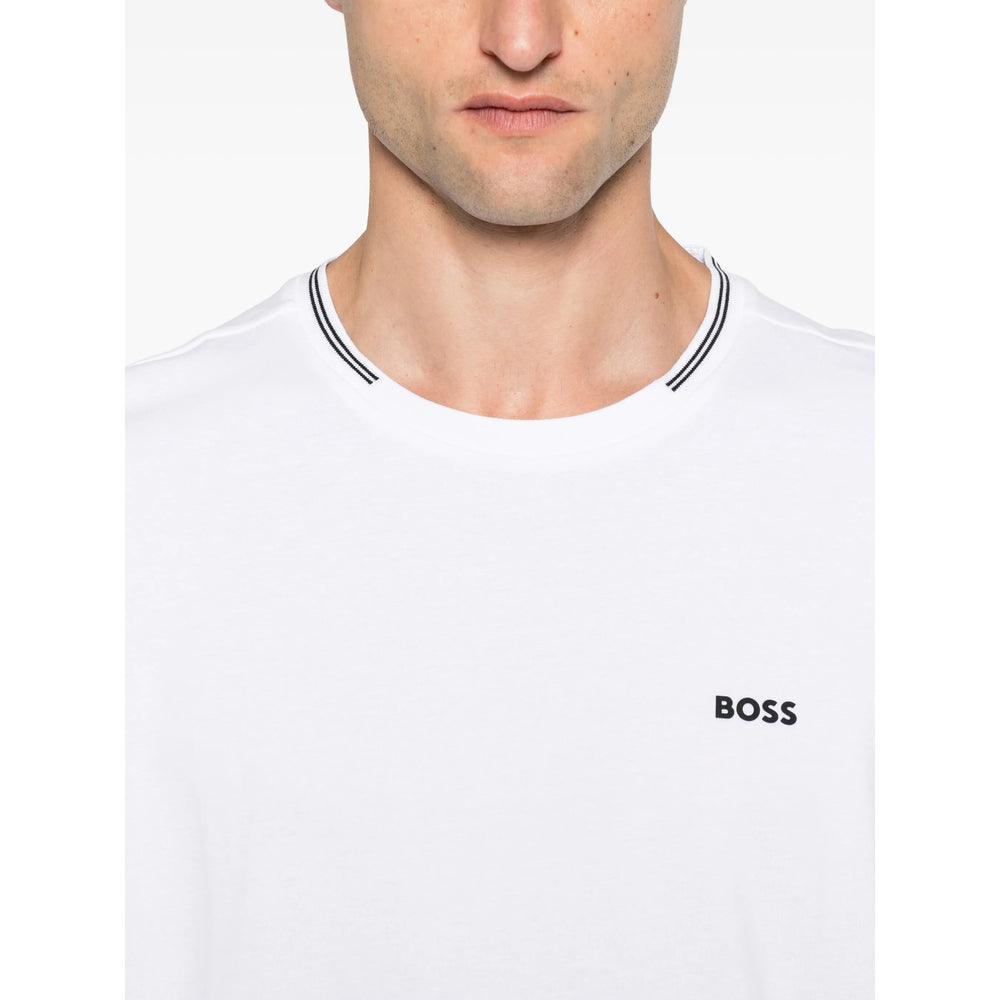 Boss White T-Shirts & Vests - T-Shirts Men BOSS
