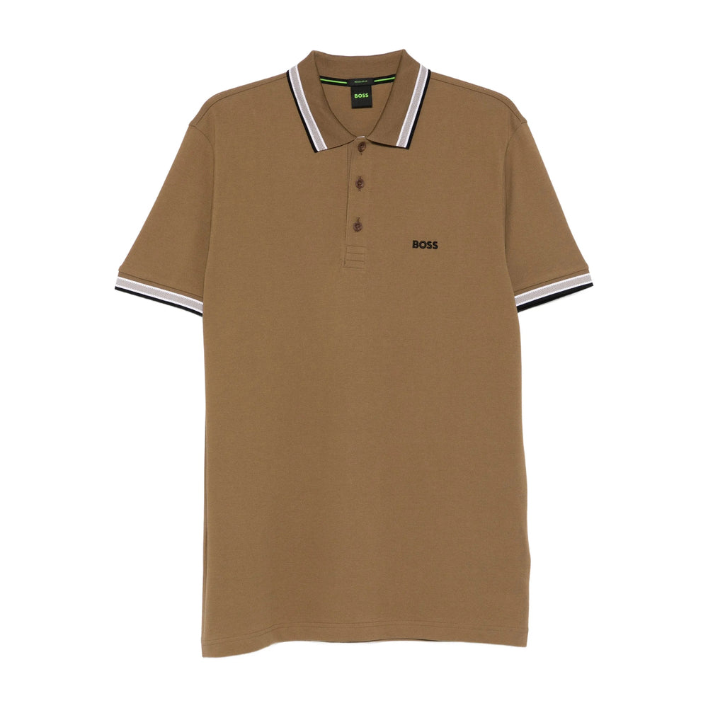 Boss Brown Polo Shirts Men BOSS