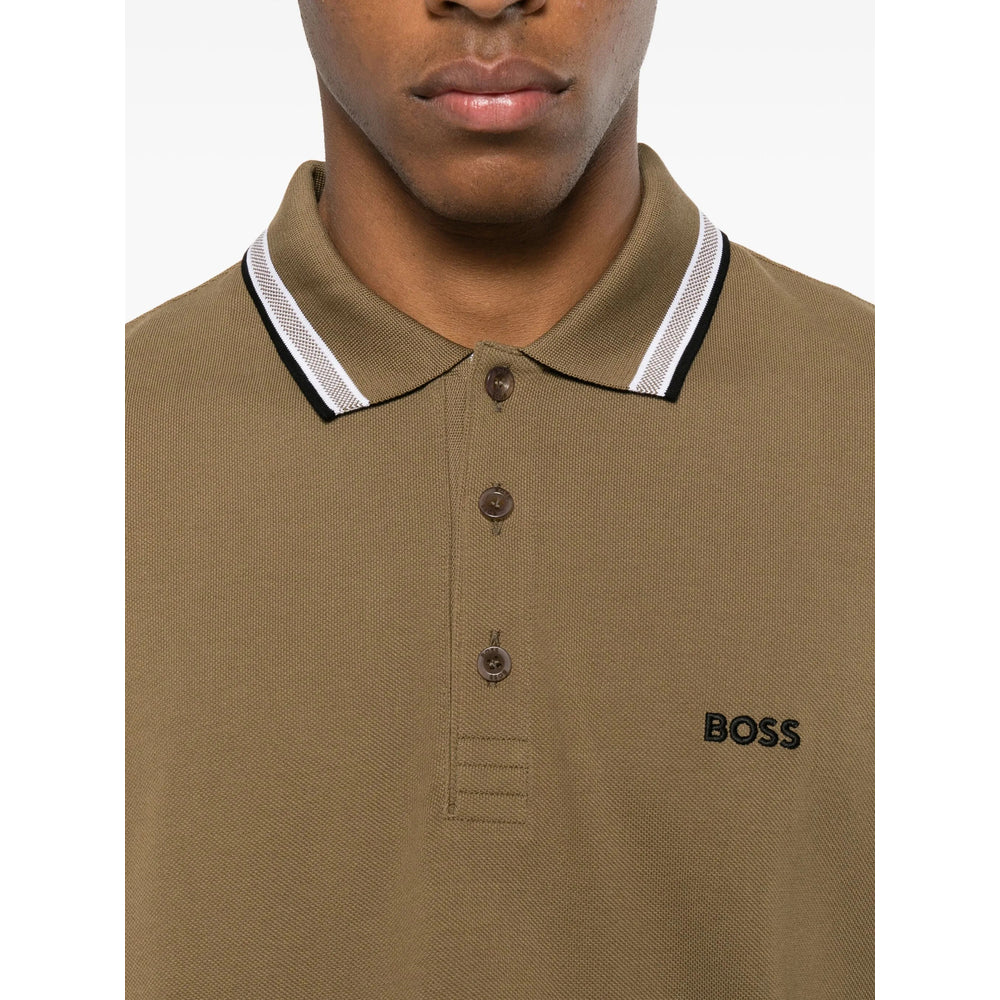 Boss Brown Polo Shirts Men BOSS
