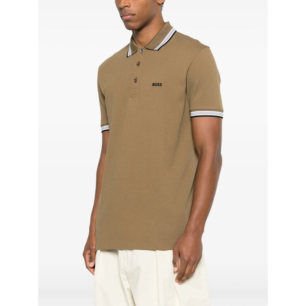 Boss Brown Polo Shirts Men BOSS
