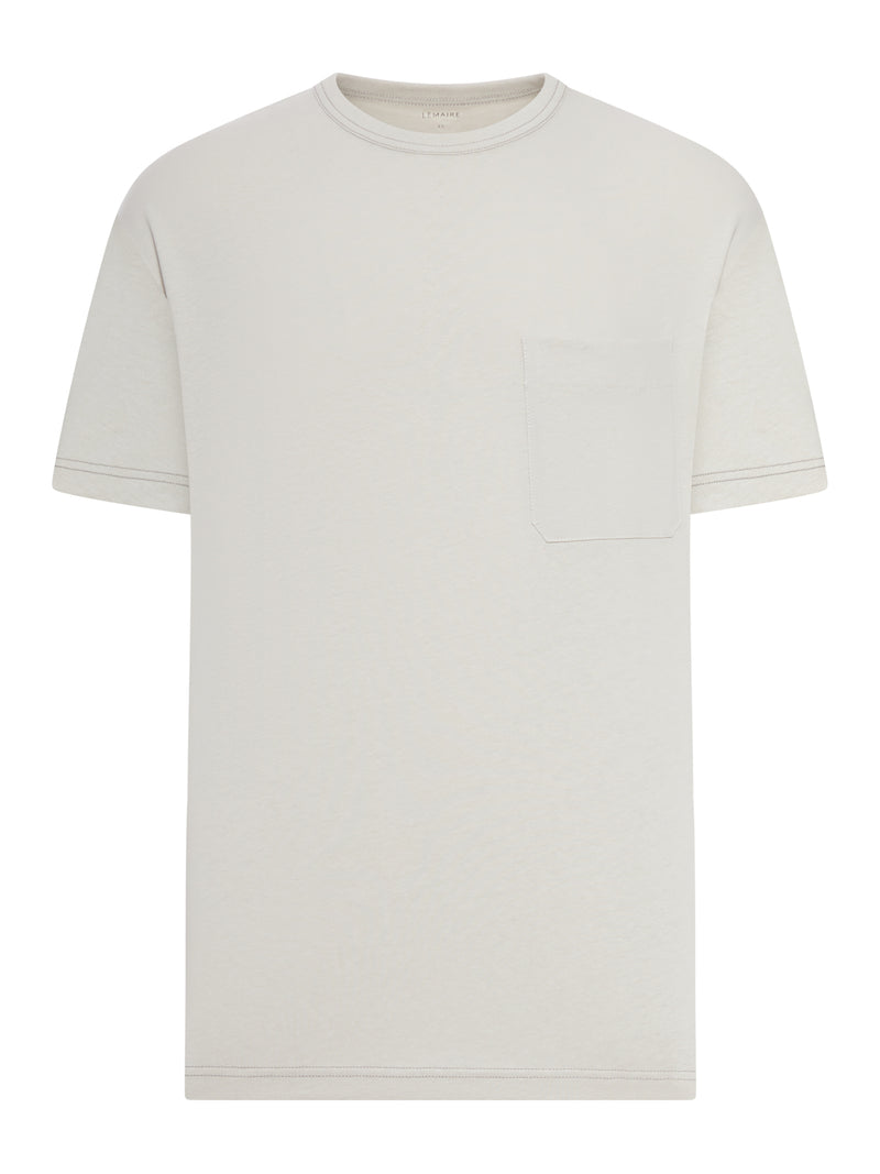 Lemaire Men Short-Sleeved Boxy T-Shirt In Heavy Jersey LEMAIRE