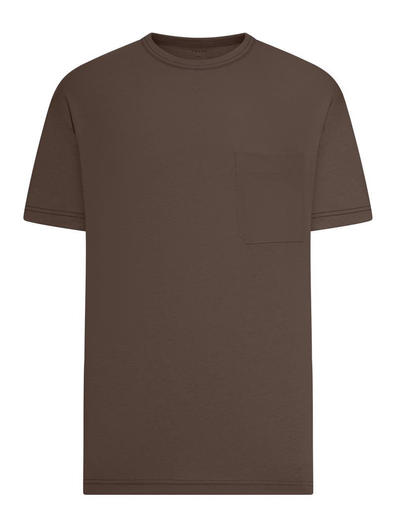 Lemaire Men Short-Sleeved Boxy T-Shirt In Heavy Jersey LEMAIRE
