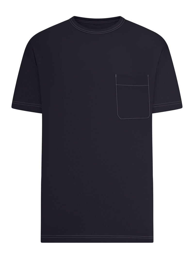 Lemaire Men Short-Sleeved Boxy T-Shirt In Heavy Jersey LEMAIRE