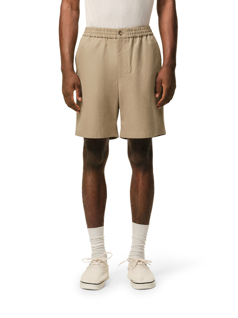 Ami Paris Men Ami De Coeur Shorts With Elasticized Waist In Cotton AMI PARIS