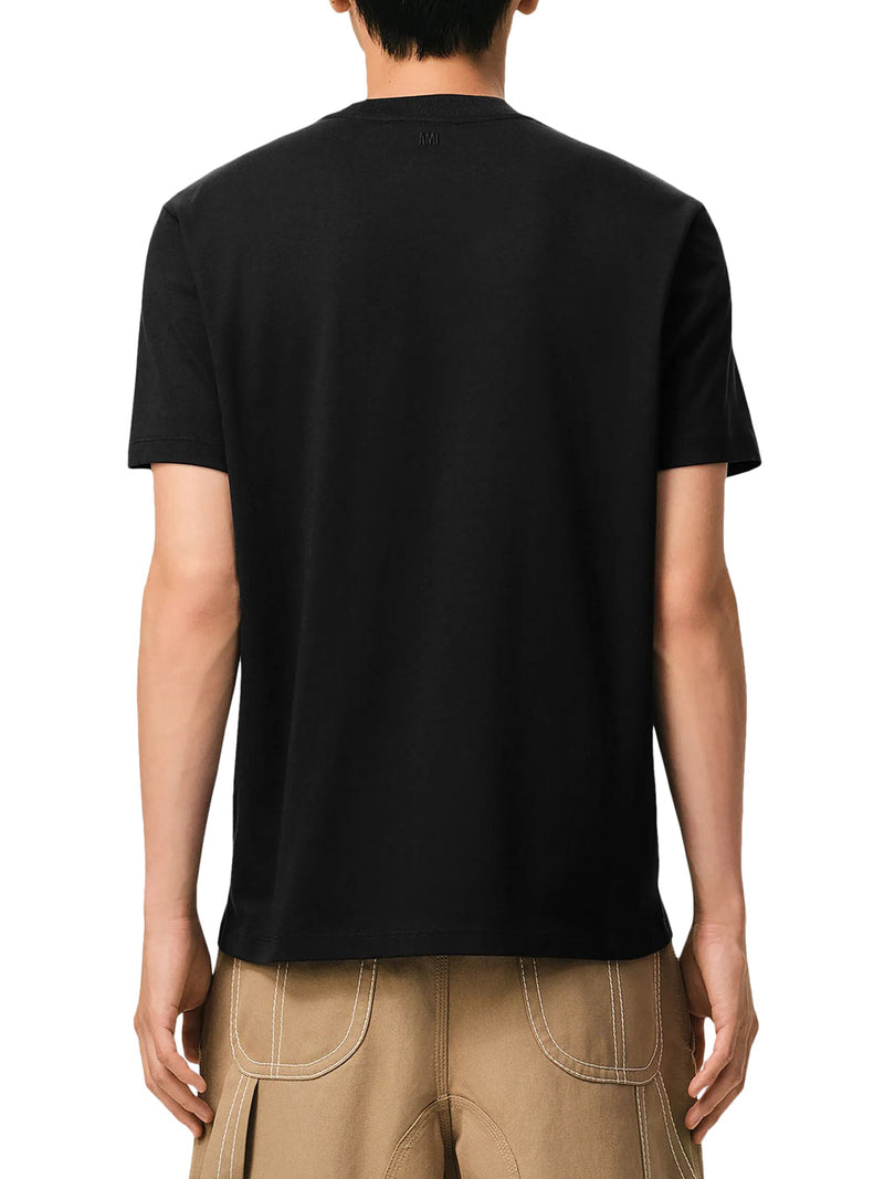 Ami Paris Men Ami De Coeur T-Shirt In Organic Cotton Jersey AMI PARIS