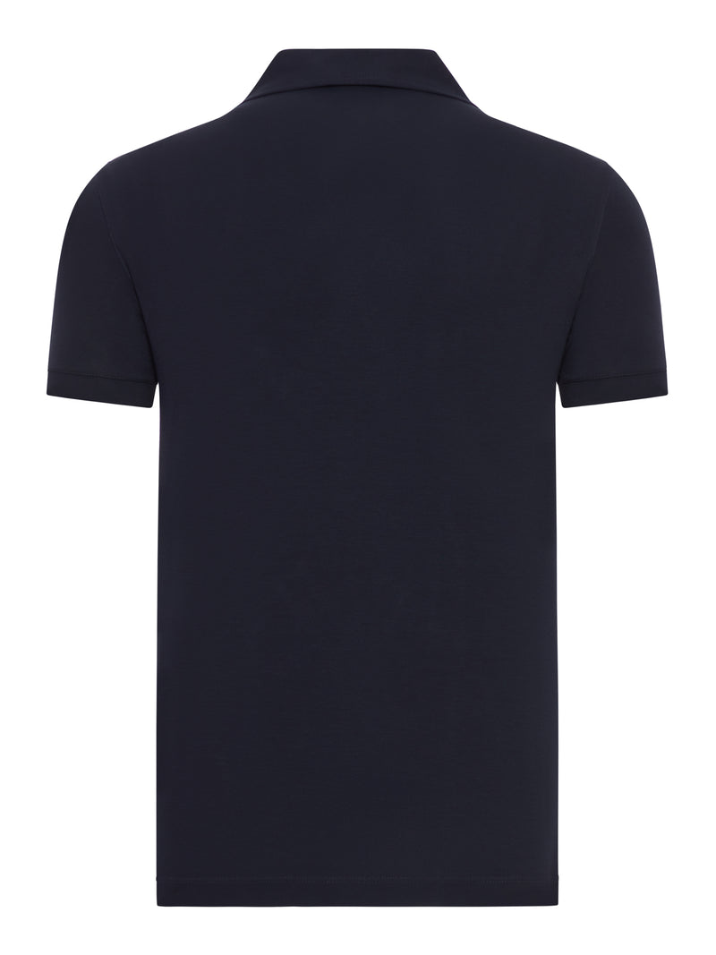 Giorgio Armani Men Short-Sleeved Polo Shirt In Technical Fabric GIORGIO ARMANI