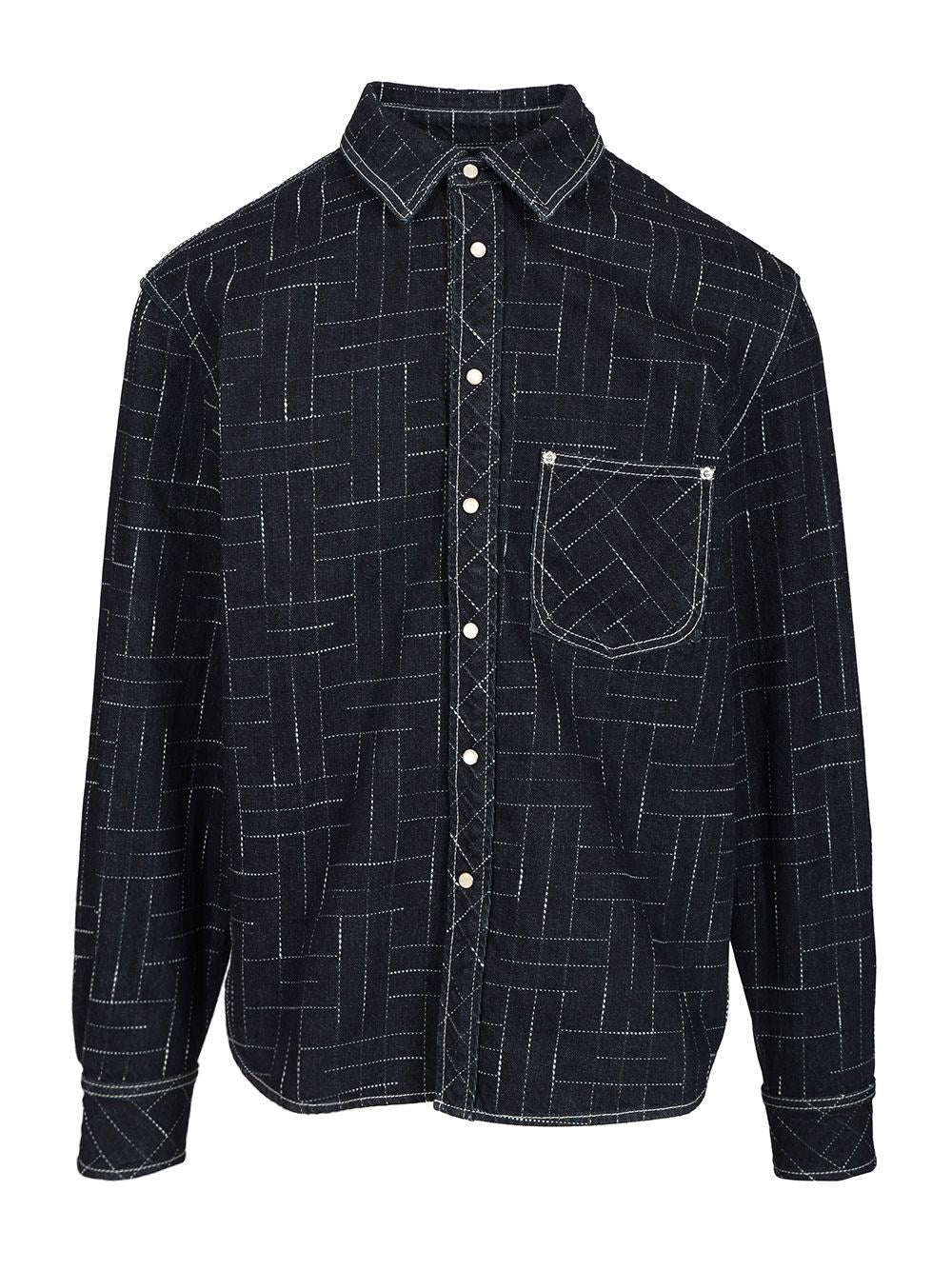 Kenzo Men Casual "Weave" Shirt KENZO